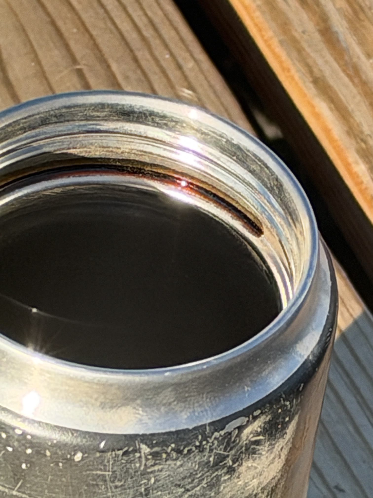 Case 01 bottle rim threads, photographed as-is